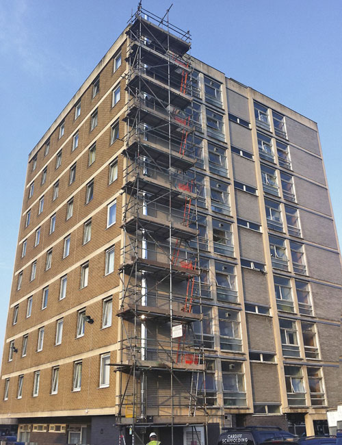 University Hospital Cardiff - Access Tower